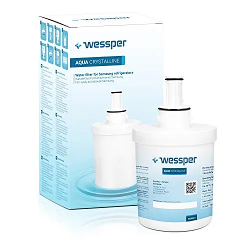 Wessper® Kühlschrank Wasserfilter Ersatz für Samsung Aqua-Pure Plus DA29-00003G DA29-00003B DA29-00003A DA29-00003A-B DA2900003A DA2900003B TADA29-00003A TADA29-00003B DA97-06317A DA61-00159A HAFCU1