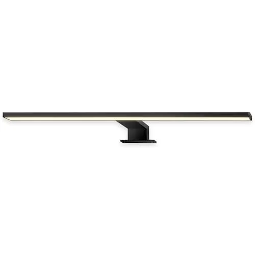LED Spiegelleuchte 50cm - Elegante Badlampe mit 1000lm - Wandleuchte für Badezimmer, 10W energieeffiziente LED, wasserfest (IP44) und ideal für indirekte Beleuchtung. Modernes Design in Schwarz, langlebig mit 25000h Lebensdauer.