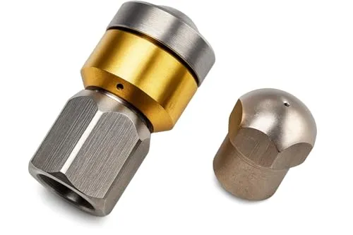 Stück 1/8 Zoll Rotierende Rohrreinigungsdüse für Rohrreinigungsschlauch für Kärcher WAP Alto usw. 2