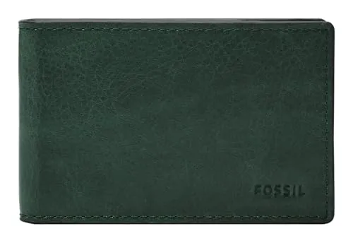 Fossil Geldbörse Andrew aus echtem Leder - Hochwertige Geldbörse aus weichem Leder, mit 4 Kreditkartenfächern und praktischem Sichtfach – ideal für stilbewusste Finanzverwaltung.
