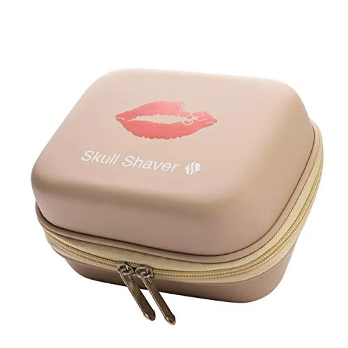 Skull Shaver Reise Etui für Rotationsrasierer Pitbull und Butterfly (Beige)