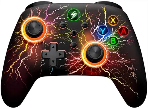 ALEEMTRY Pro Wireless Controller für Switch/Lite/OLED – mit programmierbarem Sync-Stick/Gyroskop 6 Achsen/Turbo