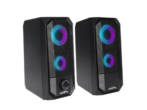 Audiocore AC845 Tragbarer Lautsprecher - Tragbarer Stereo-Lautsprecher mit 5 W RMS-Leistung, ideal für Musikgenuss unterwegs und vielseitige Konnektivität.