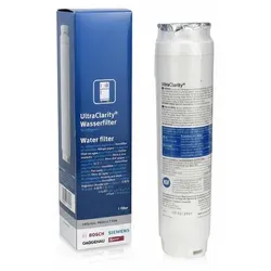 BSH UltraClarity 11034151 Wasserfilter - Hochwertiger Wasserfilter für Kühlschränke von Bosch, Siemens, Neff und Gaggenau. Verbessert die Wasserqualität und ist einfach zu installieren. Ideal für amerikanische Kühl-Gefrier-Kombinationen.