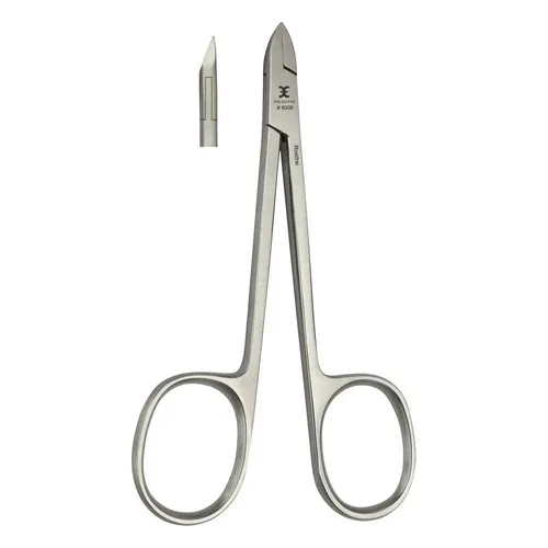 Excellent Nagelhautzange, gerade Schneide mit Scherengriff - Präzise Nagelhautzange (10 cm) für das Entfernen von Nagelhaut und Hühneraugen. Hochwertige Verarbeitung aus rostfreiem Edelstahl sorgt für Langlebigkeit und einfache Handhabung. Ideal für Maniküre und Pediküre.