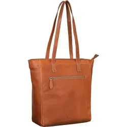 Benthill Shopper Damen Echt Leder Umhängetasche - Shopper aus hochwertigem Echtleder, bietet ein praktisches Reißverschlussfach für sichere Aufbewahrung, ideal für stilbewusste Damen.
