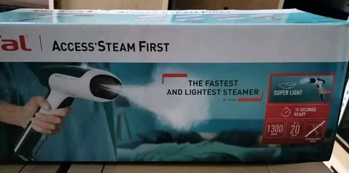 Tefal DT6130 Access Steam First Dampfbürste - Leichtes Design, 1300 Watt Leistung, 15 Sek. Aufheizzeit, kein Bügelbrett nötig, ideal für schnelle Textilpflege