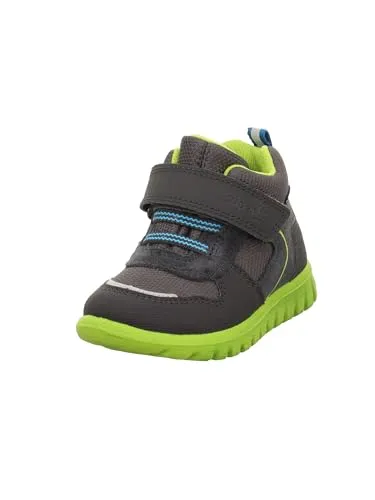 Superfit Jungen SPORT7 MINI Gore-Tex Sneaker in Grau/Hellgrün - Sneaker für Jungen, mit edler Prägung im soften Nubukleder und praktischem Klettverschluss für einen leichten Einstieg.