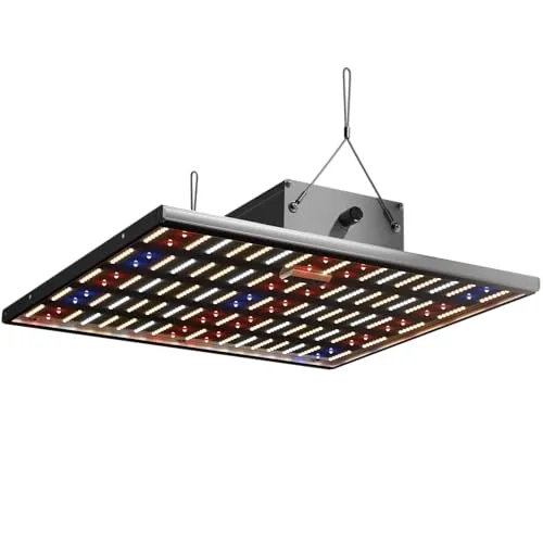 Caluma LED Grow Lampe Force 150 W - Wachstumslampen & Leuchtmittel, energieeffiziente LED-Technologie mit 2,7 µmol/J für optimale Pflanzenentwicklung in 80x80 cm Anbauflächen.