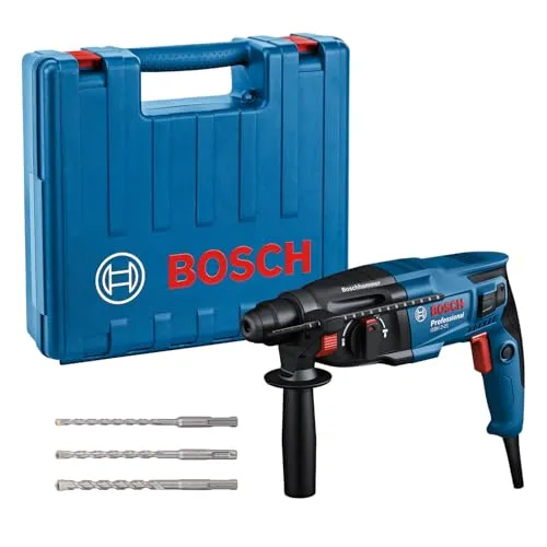 Bosch Professional Bohrhammer GBH 2-21 - 720-W-Motor, 2.0 J Schlagenergie, leicht und kompakt für effektives Hammerbohren in Beton bis 21 mm