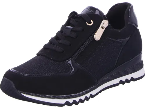 MARCO TOZZI Damen Sneaker flach Vegan Freizeit, Schwarz (Black Comb), 38 EU - Damen-Sneaker mit softiger Feel me Sohle für ein wolkenleichtes Tragegefühl. Vegan und ideal für Freizeitlooks, bieten diese Schuhe höchsten Komfort und elegante Designs.