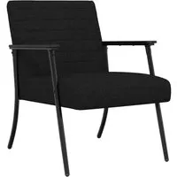 vidaXL Moderner Sessel Schwarz 59 x 75 x 78 cm