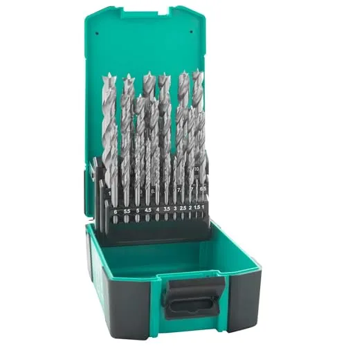 ENT 09225 25-tlg. HSS-G Holzbohrer-Set von ENT