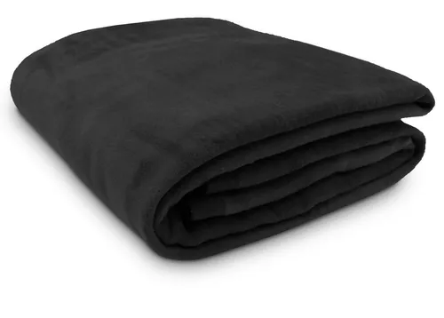 ZOLLNER Wohndecke 150 x 200 cm in schwarz von Zollner