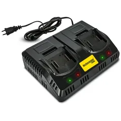 Heckermann Select 20V 4A Doppelladegerät AVC20-4x2