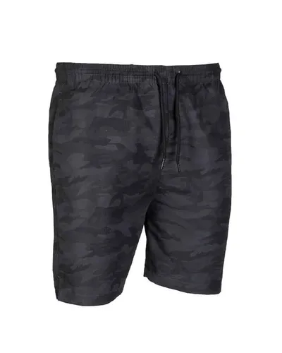 Badeshorts Mil-Tec® dark camo - Outdoor Badehose für Militär-Fans - Stylische Badeshorts im dunklen Camouflage-Design, ideal für Outdoor-Aktivitäten und Wassersport, Größe S, inspiriert von der Bundeswehr.
