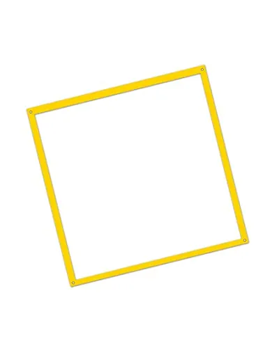 SPORTIKEL24 Hoopers-Führbereich – 1,5 m x 1,5 m in gelb von SPORTIKEL24