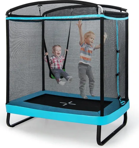 In 1 Kindertrampolin mit Schaukel