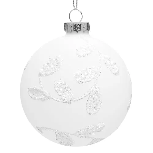 SIKORA Christbaumschmuck Highlights Weiss 4er Set von SIKORA