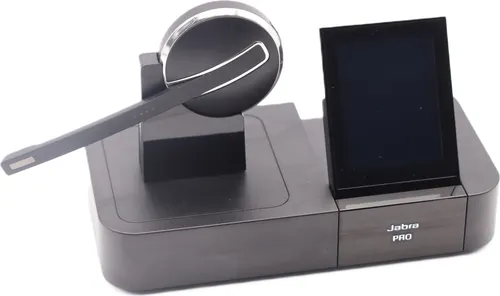 Jabra Pro 9470 Mono Wireless DECT-Headset - Bluetooth-Headset für Festnetztelefone, Smartphones und PC-Softphones mit intuitivem Touchscreen; bietet 150 m Reichweite und überragende Klangqualität mit Geräuschfilterung.