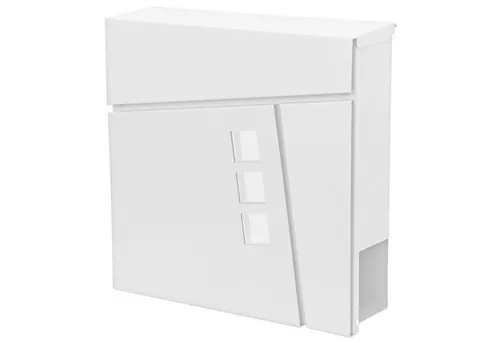 MCW Wandbriefkasten MCW-B29 mit Sichtfenstern in weiß von MCW