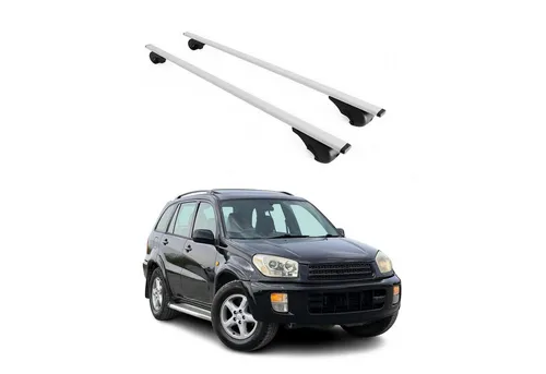 OMAC Dachträger Gepäckträger für Toyota RAV4 2000-2011 - Dachgepäckträger aus robustem Metall, abnehmbar und wasserbeständig. Ideal für Reisen, bietet er Platz für Fahrräder, Ski und mehr, während er den Windwiderstand minimiert.