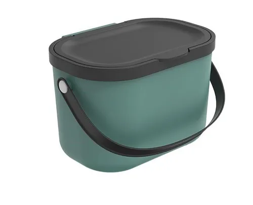 ROTHO Biomülleimer Komposteimer ALBULA 3.2 l - mit Hängevorrichtung, umweltfreundlich und ideal für die Küchenorganisation