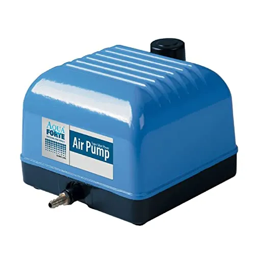 AquaForte Hi-Flow V-10 Luftpumpe - Leise und leistungsstark, 10 Watt Leistung, ideal für Teichinhalt bis 6 m³