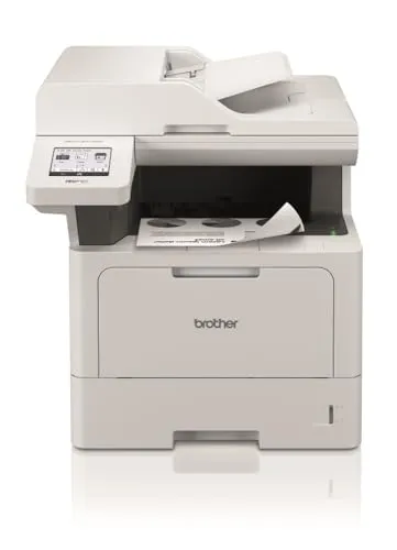 Brother MFC-L5710DN - 4-in-1 Multifunktionsdrucker, 48 Seiten/Min., Duplex-ADF, erweiterbar auf 1.290 Blatt, ideal für hohe Druckvolumen mit 3 Jahren Garantie