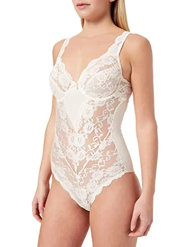 Sassa Damen Body Beige (Pearl 233) - Größe 44 (90C) - Formender Body für Damen aus 90% Polyamid und 10% Elasthan, bietet perfekten Halt und eine optimale Passform.