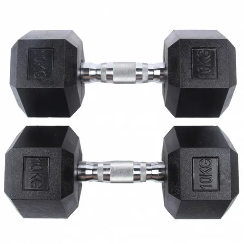 SPORTINATOR 10 kg Hexagon Hantel 2er-Set