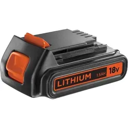 BLACK+DECKER 18V 1.5Ah Li-Ion Akku für Gartengeräte - Werkzeugakkus mit universeller Kompatibilität für alle 18V Geräte von BLACK+DECKER, ideal für spontane Arbeiten ohne Selbstentladung und mit modernster Technik für mehr Sicherheit.