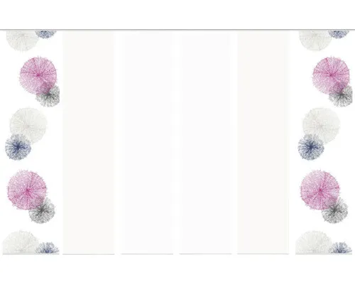 Xxxl Flächenvorhang Flieder, 6-teilig in lila von Home Wohnideen