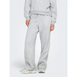 Only Comfort Fit Sweatpants 'BEST' in Hellgrau Melange, Größe S