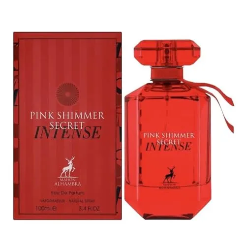 Maison Alhambra Pink Shimmer Secret Intense EAU de Parfum, 100 ml, 3,4 FL OZ