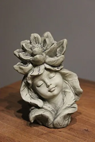 Blumenkind 'Seerose', Resin, betonfarben