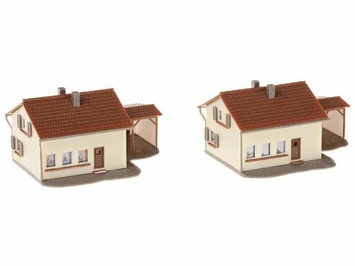 FALLER 232222 2 Siedlungshäuschen Bausatz N