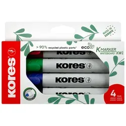 Kores Whiteboardmarker ECO XW1 M20724 sortiert 4 Stück