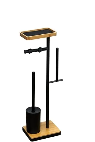 RIDDER Stand-WC-Garnitur Nowra schwarz-Natur von Ridder