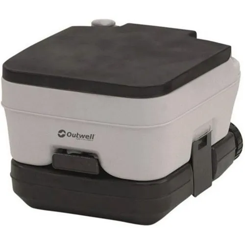 Outwell 10L Portable Toilet - Tragbare Toilette für Camping - Camping-Toilette mit 10L Volumen, robustem Polyethylen und einfacher Handhabung. Ideal für Hygiene unterwegs mit effektiven Auslaufschutz und komfortabler Sitzhöhe von 29 cm.