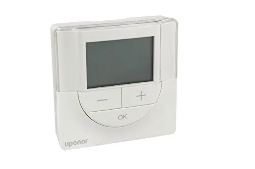 Uponor SMatrix Wave T-148 - Programmierbarer Thermostat mit Kabel - Programmierbarer Thermostat für Zuhause, ermöglicht digitale Temperatureinstellungen und sorgt für optimalen Komfort durch einfache Bedienung.
