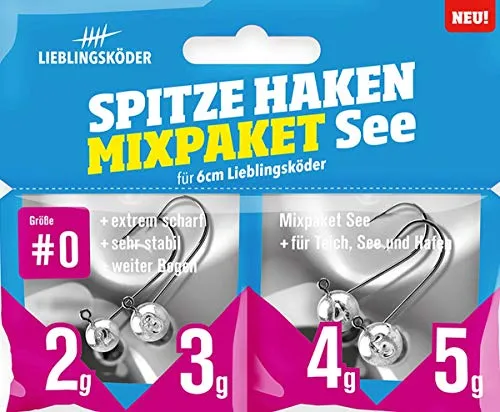 Lieblingsköder Spitze Haken #0 Mixpaket See