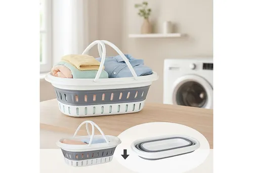 Wäschekörbe Weiß von Koopman