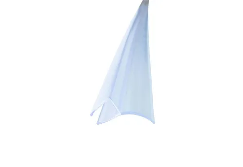 Bagnoxx Duschdichtung Spaltdichtung 2m für 8mm Glasstärke - Duschkabinen & -wände: Effektive Abdichtung aus schimmelbeständigem PVC für ein trockenes und sauberes Bad, leicht zuzuschneiden und einfach zu montieren.