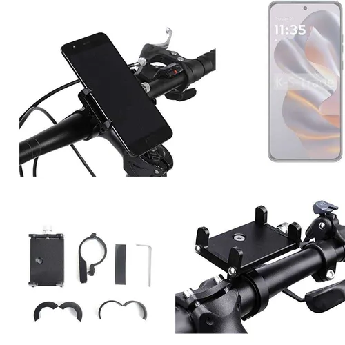 Fahrradhalterung für Motorola Edge 50 Neo – Universelle Lenkstangenhalterung - Praktische Halterung für den Lenker, aus robustem Aluminium. Ideal für alle Fahrradtypen wie E-Bikes und Mountainbikes. Einfach zu montieren und sorgt für sicheren Halt.