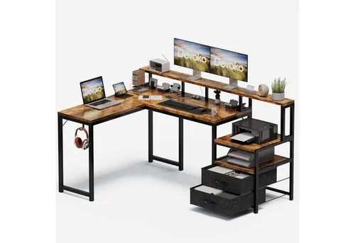 Wasch- und Schminktische Braun von HOMALL