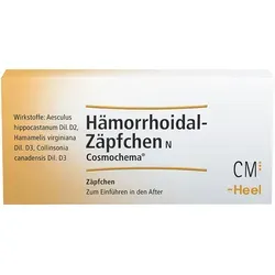 Hämorrhoidal-Zäpchen N Cosmochema 12 St - Praktische Zäpchen für die intime Pflege, einfach anzuwenden und ideal für die Unterstützung des Wohlbefindens.