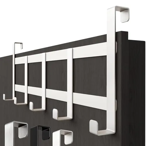 Menz Türgarderobe zum Einhängen, Fb. Weiß