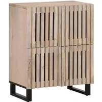 vidaXL Sideboard im Industrie-Stil aus massivem Mangoholz von vidaXL