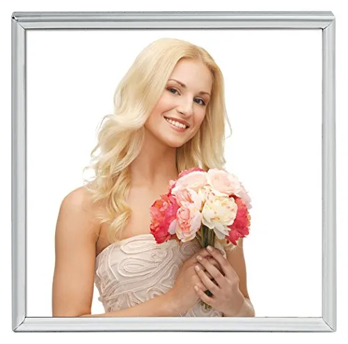 Zep S.r.l 120S01-55 Cadre Photo Métal Gris 13 x 13 cm